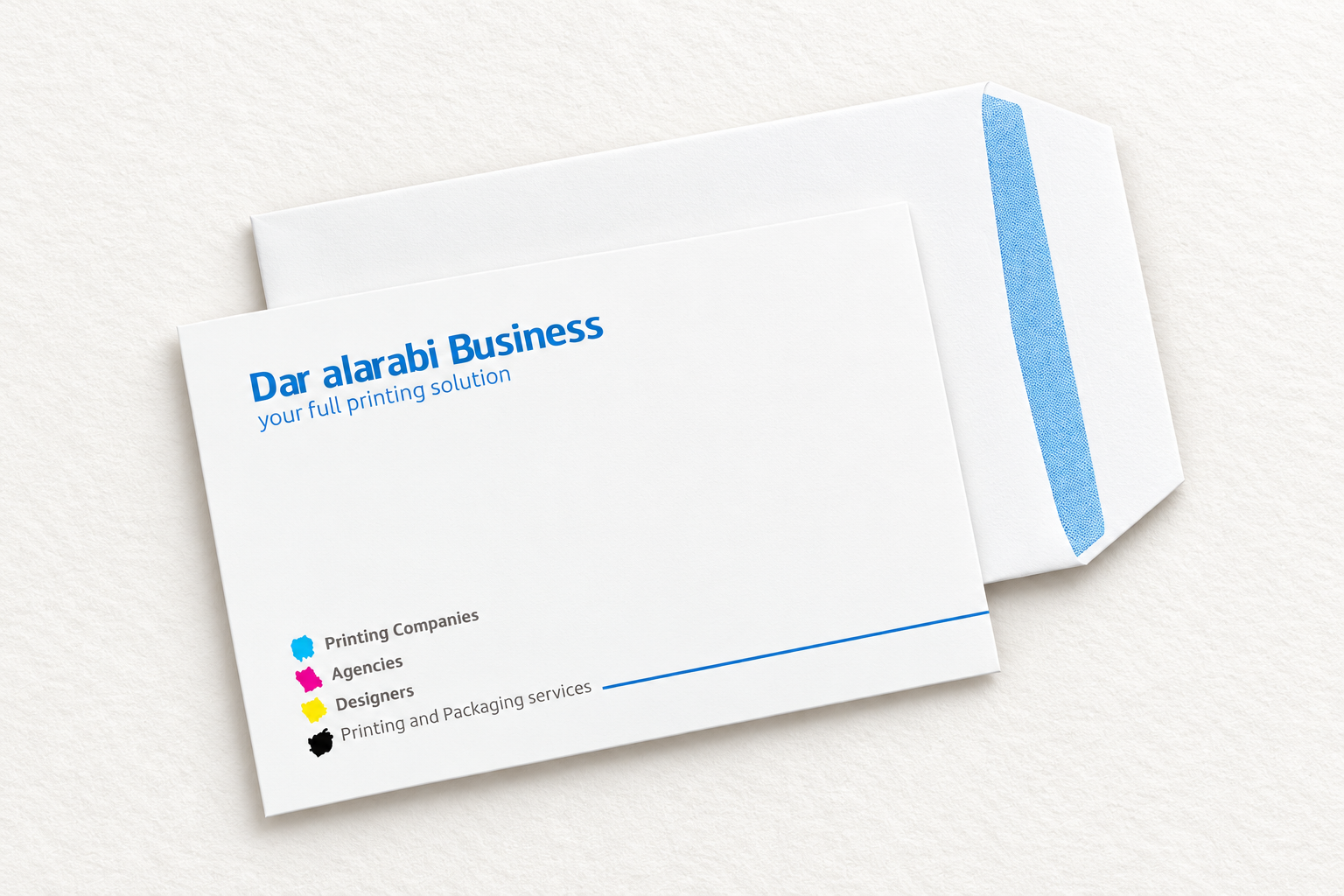 Envelope, size A4 (23 cm x 32.4 cm), wood free, 80 gsm.