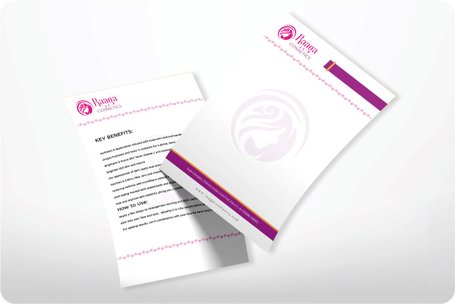 Letterhead Size A4 (29.7cm×21 cm) (Wood Free paper 80gsm)